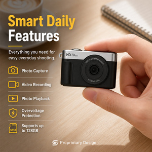 Wiederaufladbare Mini-Kamera 1080P Full HD Videorekorder 16-fach Zoom Typ-C-Anschluss 0,96 Zoll IPS-Bildschirm Tragbarer Digitaler <span class=keywords><strong>Camcorder</strong></span> für Jugendliche - Product Image 4