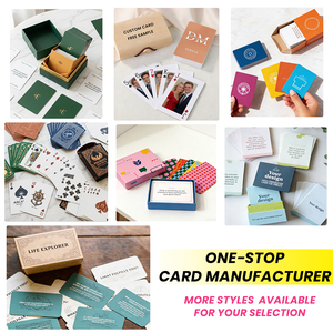 Muestra Gratuita, Fabricante Verificado, Cartas de Póker de Alta Calidad con Impresión Personalizada, Suaves, Duraderas, Ideales para Cardistry - Product Image 6