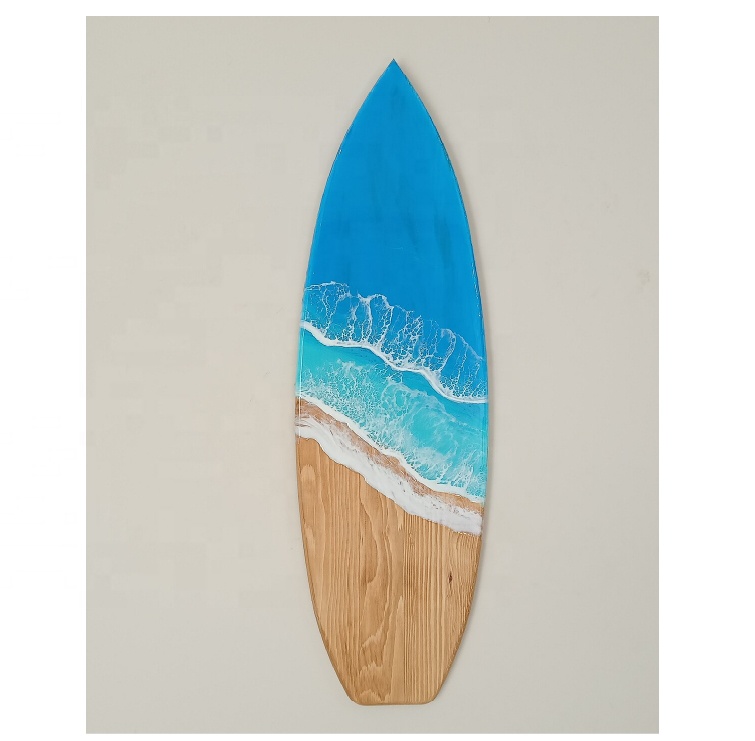 Decorazione Parete Metallica Vintage: Targa In Alluminio Con Tavola Da Surf, 20x30 Cm - 3