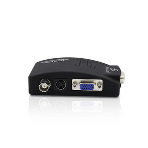 Adaptateur convertisseur vidéo S-Video vers VGA avec tous les câbles nécessaires inclus pour la sortie de signal des appareils anciens vers un écran moderne - Product Image 5