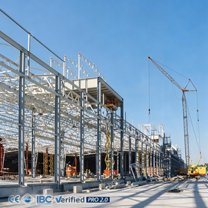 Estructura de Acero Galvanizado de Alta Resistencia para Almacenes, Talleres Industriales, Plantas de Ensamblaje Automotriz - Product Image 3