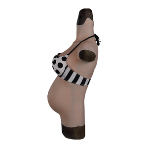 Prothèses mammaires en silicone OEM/ODM, grandes fausses poitrines, costumes d'abdomen de femme enceinte, accessoires de cinéma, ensembles de bébés artificiels texturés - Product Image 5