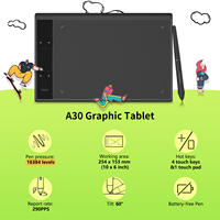 Buen Precio, Tableta Gráfica VEIKK A30 con 16384 Niveles de Presión para Dibujo Digital, Ilustración y Educación