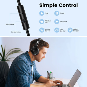 <span class=keywords><strong>Casque</strong></span> <span class=keywords><strong>audio</strong></span> <span class=keywords><strong>filaire</strong></span> OneOdio Pro10, <span class=keywords><strong>casque</strong></span> de studio haute résolution, <span class=keywords><strong>casque</strong></span> de mixage DJ stéréo avec haut-parleurs de 50 mm - Product Image 4