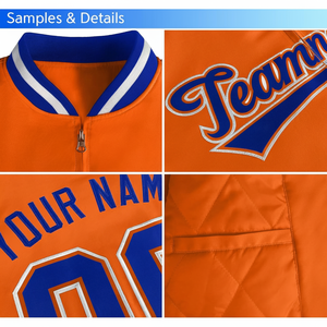 เสื้อแจ็คเก็ตแบบซิปเต็มตัวสำหรับผู้ใหญ่และเยาวชน เสื้อโค้ทบอมเบอร์น้ำหนักเบาสำหรับกิจกรรมกลางแจ้ง พร้อมตัวอักษรและตัวเลขปัก ไซส์ XS - Product Image 1