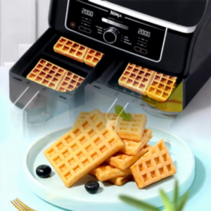 Molde de silicona tipo gofre OEM ODM, apto para freidora de aire y horno, bandeja de silicona para cocina, utensilios de repostería, accesorios para freidora de aire, molde para hornear - Product Image 4