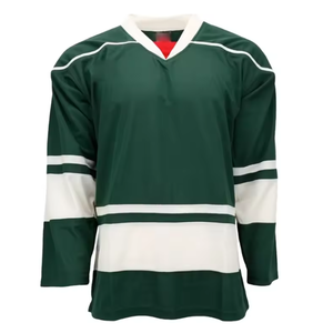 Maillot de hockey sur glace surdimensionné et respirant pour hommes avec nom d'équipe personnalisé - Product Image 1