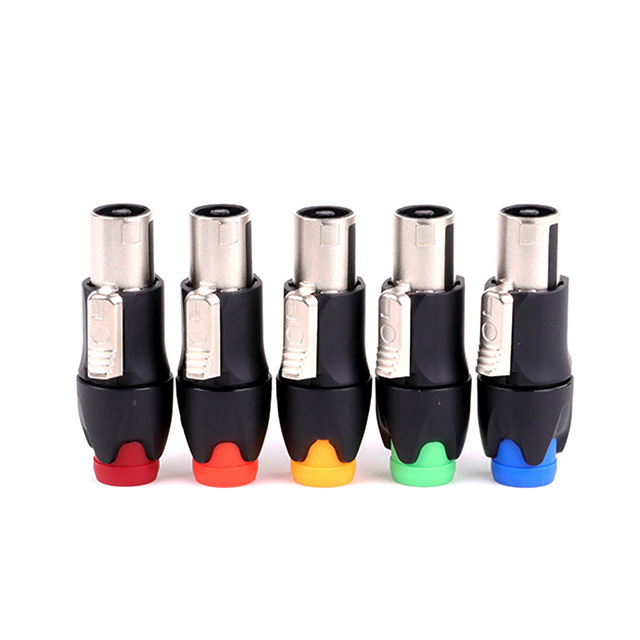 High Quality Speaker Cable Connectors Audio Plug 4 Pin Speakon Pro Speaker Connector for NL4FC NL2FC