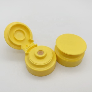 <span class=keywords><strong>Bouchon</strong></span> de bouteille à pression jaune de 38 mm de qualité <span class=keywords><strong>alimentaire</strong></span> industrielle, en plastique PP avec valve en <span class=keywords><strong>silicone</strong></span>, pour bouteille de miel liquide - Product Image 4