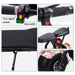 Trottinette Électrique Pliable 1000W Auto-équilibrée 48V 60V à Double Moteur - Product Image 4