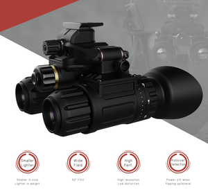 กล้องมองกลางคืน SPVS 31 Tactical 50 องศา FOV รุ่น Gen2+ P45 ฟอสเฟอร์สีขาว แบบหลอดคู่ NVG ติดศีรษะ 31 14 กล้องมองกลางคืน G - Product Image 6