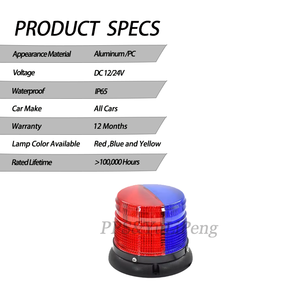 Mạnh mẽ từ cơ sở công suất cao sáng dẫn ánh sáng Xe Tải xe khẩn cấp đèn hiệu cảnh báo quay vòng đèn flash nhấp nháy ánh sáng xoay - Product Image 6