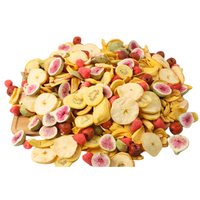 Gezonde Gemengde Fruitchips Jackfruit Perzik Kiwi Aardbei Banaan Bulk Vriesgedroogd Gemengd Gedroogd Fruit Gemengde Gedroogde Fruitchips