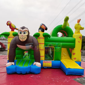 Castillo inflable comercial para fiestas de verano, castillo hinchable con tobogán para niños, para uso en exteriores. - Product Image 6