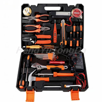 Ensemble d'outils de bricolage à domicile, boîte à outils combinée pour le travail du bois, kit de réparation automobile, boîte à outils multifonctionnelle OEM, acier au carbone
