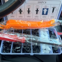 HE26 100 pièces Vente en gros Fixations et clips universels personnalisés pour pare-chocs de voiture