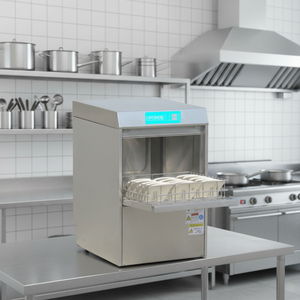 Commercial Table Top <strong>Dishwasher</strong> Electric/Battery-Powered Built-in Stainless Steel Housing 40 <strong>Baskets</strong>/hour Manual Restaurant - Product Image 1