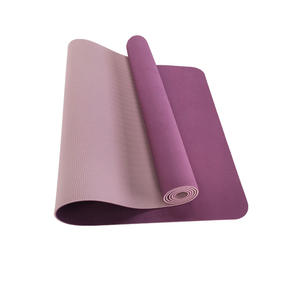 Populaire personnaliser Logo épais fixe double maison Fitness exercice entraînement TPE tapis <span class=keywords><strong>de</strong></span> Yoga - Product Image 2