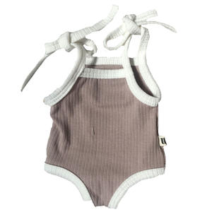 Combinaison en tissu côtelé pour poupée, body féminin de 13 pouces, épaules dénudées, rayures, <span class=keywords><strong>Minikane</strong></span>, vêtements, barboteuse pour poupée de 34cm, 36cm - Product Image 5