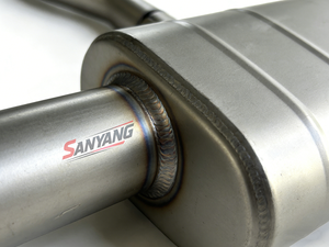 Système d'échappement Catback en acier inoxydable SS304 pour Volvo S60 V60 XC60 S90 <span class=keywords><strong>V90</strong></span> T5 T6 <span class=keywords><strong>B6</strong></span> T8, système d'échappement de réglage, silencieux à soupape, fabrication d'usine - Product Image 4