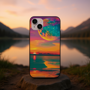 เคสโทรศัพท์พิมพ์ลายภาพตามสั่ง สำหรับ iPhone 15 Pro Max พร้อมการปกป้องกล้องคู่ ดีไซน์ภาพวิวธรรมชาติ แบบพิมพ์ลายซับลิเมชั่น - Product Image 2