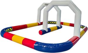 Pista de Carreras Inflable de PVC para Go Karts, Circuito de Autos de Choque, Juego Deportivo para Parques de Diversiones Comerciales Interiores - Product Image 2