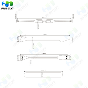 Hanheng phụ khoa kiểm tra dùng một lần tế bào học y tế vô trùng cyto bàn chải nhựa/Gỗ cổ tử cung Spatula scraper - Product Image 2