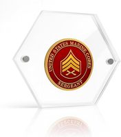 Cadre d'affichage hexagonal en acrylique transparent pour pièces de monnaie, support magnétique pour pièces de monnaie, étui de présentation pour médailles commémoratives, pour collection ou cadeau