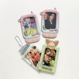 Hot Sale Kpop <b>Personalized</b> Custom Design PVC Plastic Acrylic Photo Card Holder Blank Card with <b>Keychain</b> Album Photo Card Holder - Product Image 2