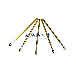 Probe PM75 T2 Triangular Tip Nickel Plated 1.0mm Spring Test Pin <b>28mm</b> Length - Product Image 4