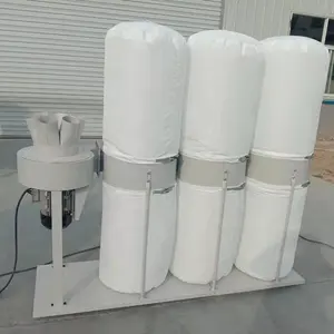 Large air volume industrial woodworking dust collectors/bag filter dust collector/wood saw dust machine