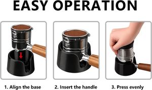 Silicone Espresso Tamping Base, Anti-Slip Portafilter Holder Mat, Coffee Tamping <b>Station</b> for Home & Commercial Baristas - Product Image 5