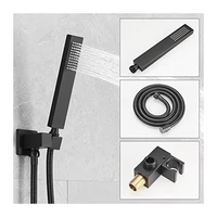 FSH 2025 nickel brossé vanne de douche intégrée installation dissimulée ensemble de douche système de douche caché robinet encastré pour hôtel
