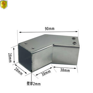 Accessoires de fixation en verre pour porte de douche en acier inoxydable 304, support de salle de bain, connecteur de verre, directement de l'usine - Product Image 3