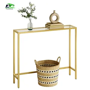 Modern design glass console table for living room furniture Decorative Console entrance hallway console table