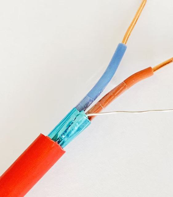 Fire Resistant Cable PH30 2C 1.5mm2 Flexible Shielded Low Smoke Zero Halogen Cable for Emergency Systems