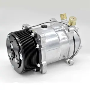 138 Cc/rev. Clockwise Rotation Sanden Type 12V Car Ac Compressor