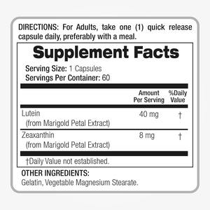 Capsules de Vitamines OEM : Zeaxanthine, Lutéine et Carotène – Complément pour la Santé Oculaire - Product Image 2