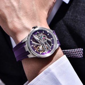 Montre mécanique automatique pour homme PAGANI DESIGN, acier inoxydable, cadran squelette, sportive, étanche, lumineuse, luxe, aventure en plein air - Product Image 6
