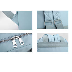 <span class=keywords><strong>Zaino</strong></span> da <span class=keywords><strong>Donna</strong></span> Autunnale Grande Capacità Multi-Tasca <span class=keywords><strong>in</strong></span> <span class=keywords><strong>Tessuto</strong></span> di Nylon Casual da Viaggio per Studenti Universitari - Product Image 5