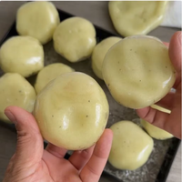 Balle anti-stress en thermoplastique à rebond lent, faite à la main, en forme de smoothie à la pastèque, populaire sur Xiaohongshu et à succès international