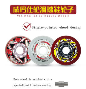 Patins à roulettes de hockey en ligne professionnels, roues en PU à rebond élevé 76A SHR, patins en ligne professionnels - Product Image 6