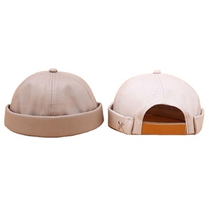 Nuevo Sombrero de Marinero Retro para <span class=keywords><strong>Hombre</strong></span> y Mujer, Estilo Landlord, Tendencia Urbana de Primavera y Verano, Sombrero Melón - Product Image 6