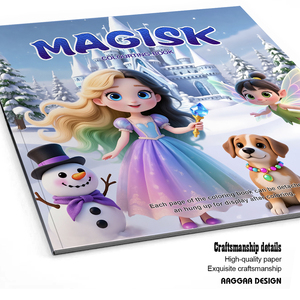 Livres de coloriage Blanche-<span class=keywords><strong>Neige</strong></span> personnalisés, très demandés, livres de coloriage artistiques pour enfants, bandes dessinées innovantes, impression personnalisée de livres - Product Image 3