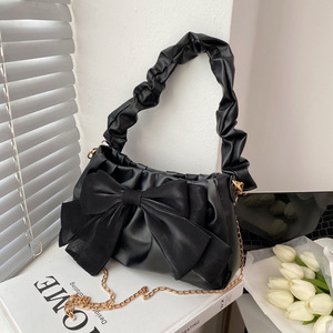 Popular Small Bag for Women New Fashionable Casual Crossbody Bag Cute Bow Single Shoulder Underarm Bag - Product Image 2