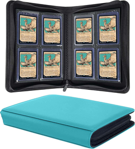 YY ปกแบบกำหนดเอง4ช่องใส่การ์ด toplloader เครื่องผูกบัตรซิปสมุดสะสม3x4 - Product Image 6