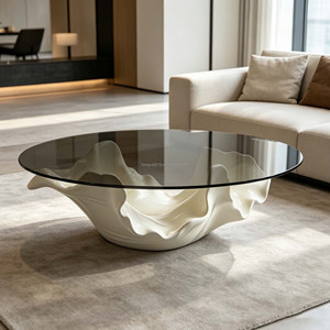 Table basse élégante personnalisée pour hôtel, table centrale durable pour <span class=keywords><strong>salon</strong></span>, <span class=keywords><strong>jardin</strong></span>, appartement, hall, extérieur, magasin <span class=keywords><strong>de</strong></span> vêtements - Product Image 5