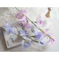 Fleurs artificielles en plastique de haute qualité à 7 têtes, fleurs décoratives roses pour la décoration de la maison et du bureau