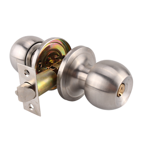 Nuovo modello di blocco a sfera a tre barre <span class=keywords><strong>per</strong></span> bagni durevole chiave-sblocca fermaporta con acciaio in lega di alluminio e Design a sfera in plastica - Product Image 2