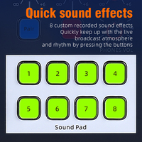 CHXYKOM MO-12 Mixeur audio numérique professionnel avec effets DSP, voix réglable pour l'enregistrement USB, 12 canaux